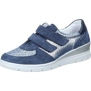 Comfortabel Dames 940452-05 slipper, 35 EU breed, blauw, 35 EU Breed