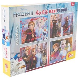 Lisciani Giochi – Disney puzzel Supermaxi 4 x 48 Frozen 2 puzzels voor kinderen, 86610