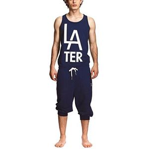 Onepiece Heren Jumpsuit Skate, blauw (navy), L