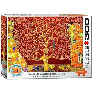 EuroGraphics 6331-6059 3D-levensboom van Gustav Klimt Puzzle, Large Pieces