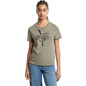 G-STAR RAW Dames Zomer Gr R T Wmn T-Shirt, groen (Shamrock D24595-4107-2199), M