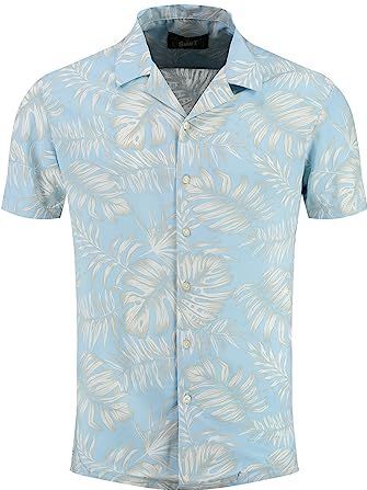 Key Largo - Havanna - Overhemd - Lichtblauw - Lichtgrijs - Wit