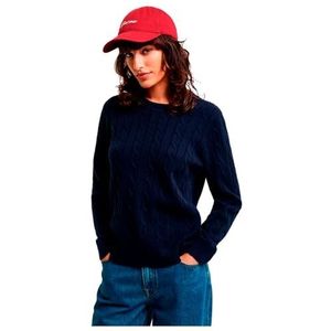 Gant - 4805315 - Gebreide Pullover - Wit - Ronde Hals - Schapenwol