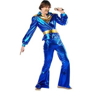 Boland - Dancing King kostuum voor heren, 3-delig, carnavalskostuum voor themafeest, Halloween of carnaval, zanger, superster