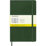 Moleskine - Klassiek geruit notitieboek - hardcover met elastische band - kleur mirt groen - formaat A5 13 x 21 - 240 pagina's