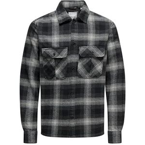 ONLY & SONS ONSCEDRIC Life Check Overshirt NOOS Hemdjack, Griffin, XL, Handvat, XL