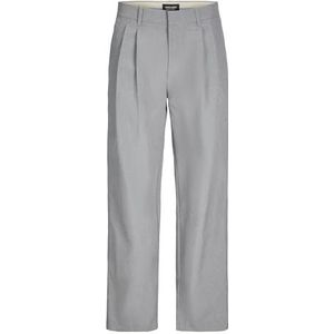 JACK & JONES Mannelijke chinobroek met wijde pijpen, lichtgrijs gem., 30W / 32L