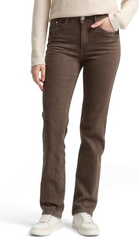 TOM TAILOR Dames Jeans, 39235 - Chocolate Brown Denim, 29W / 30L