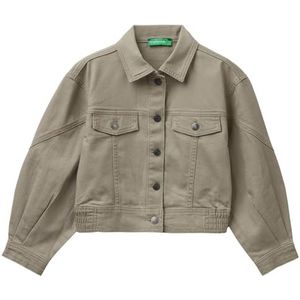 United Colors of Benetton Jas voor meisjes en meisjes, legergroen 6W9, 160
