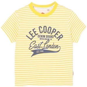 Lee Cooper T-shirt voor jongens, Geel., 10 Jaar
