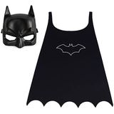 DC Batman - Batman-set met cape en masker - accessoire voor superheldenkostuum