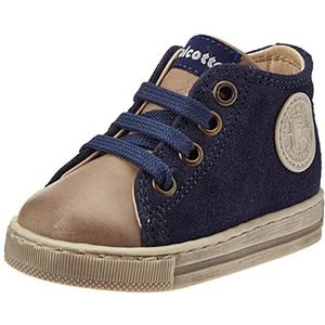Falcotto Magic Sneakers voor kinderen, uniseks, grijs-marineblauw, 15 EU
