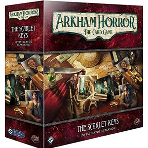 Fantasy Flight Games, The Scarlet Keys Investigator Expansion: Arkham Horror het kaartspel, kaartspel, leeftijden 14+, 1-4 spelers, 45 minuten speeltijd, FFGAHC69
