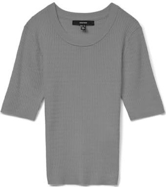 VERO MODA Trui 'VMSILJE'  grijs gemêleerd