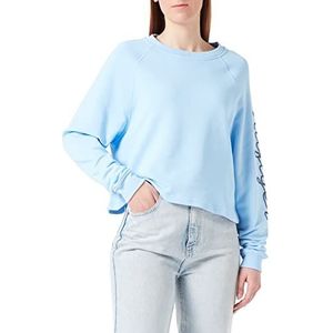Litao-Case Vrouwen Reg Rope Puff Print C-Nk Swtshrt Hooded Sweatshirt, Multi-Colored, L, Meerkleurig, L