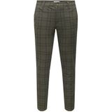 Only & Sons - ONSMARK - Broek - Aardetinten - Donkerlila - Slimfit