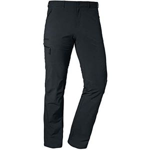Schöffel Koper1 Herenbroek, robuuste broek met 4-weg stretch, elastische en waterafstotende wandelbroek voor mannen, zwart, 26