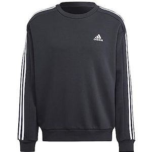 adidas Sweatshirt voor heren (lange mouw), Zwart/Wit, M