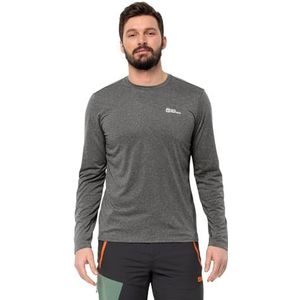 Jack Wolfskin Heren Sky Thermal L/S M wandelshirt, Leisteen, S