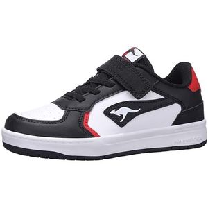 KangaROOS K-cp Move Ev sneakers voor kinderen, uniseks, Jet Black Fiery Red, 31 EU
