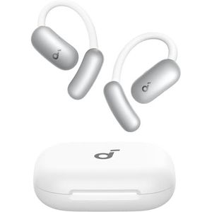 soundcore AeroFit 2 AI Assistant open-oor-koptelefoon van Anker, zit lekker zonder druk, 2x rijkere bas, oordopjes met realtime vertaling, hoge resolutie, 35 uur speeltijd, IP55
