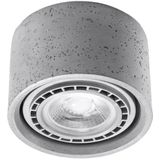 Plafond lichtbeton BASIC 1 L: 14, B: 14, H 10, GU10 dimbaar