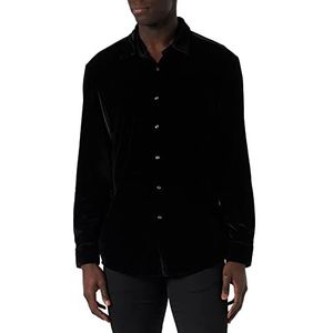 HUGO Heren Kenno Shirt, Black1, 38