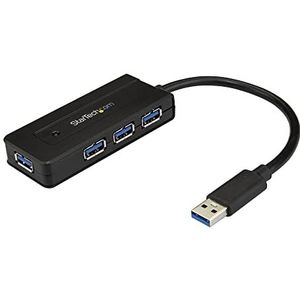 StarTech.com USB 3.0 Hub 4 Port - met oplaadaansluiting - incl. voeding - USB-poort uitbreiding - USB splitter