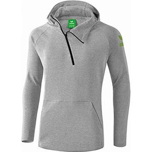 Erima Essential capuchon voor kinderen met asymmetrische ritssluiting, hoogsluitende kraag en gevoerde capuchon