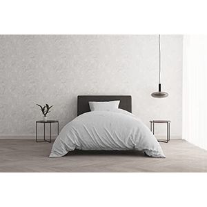Italian Bed Linen Beddengoedset ""Natural Colour"", wit/wit, klein tweepersoonsbed
