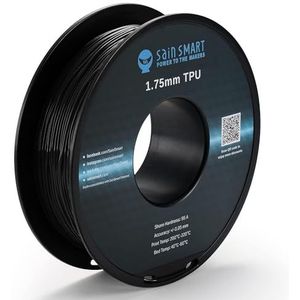 SainSmart TPU 3D-printerfilament, 1,75 mm, 0,8 kg, zwart