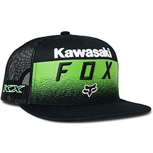 Fox Racing Heren Fox X KAWI Snapback HAT, zwart, one size, Zwart, One Size