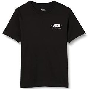 Vans Essential T-shirt voor kinderen, uniseks, zwart, 8-10 lat