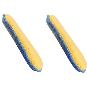 cyclingcolors 2 x schuimrubberen polijstspons voor auto en motorfiets, polijstmiddel, applicator, was, voertuigreiniging, 170 x 100 mm