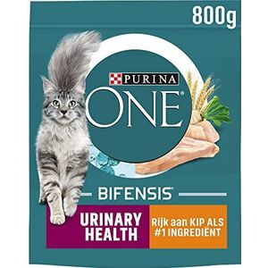 Purina ONE Urinary Care met Kip kattenbrokken - kattenvoer ter ondersteuning van gezonde urinewegen 800g - 4 dozen (3,2kg), 1 pak