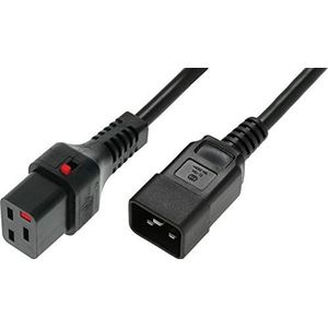 Advanced Cable Technology 1,0 m C19 – C20, FM 1 m C19-koppeling C20-koppeling zwart – elektrische kabel (FM, 1 m, stekker/bus, koppeling C20, 230, zwart)