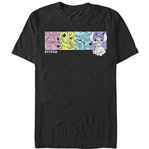 Disney Lilo & Stitch - Stitch Box Unisex Crew neck T-Shirt Black L