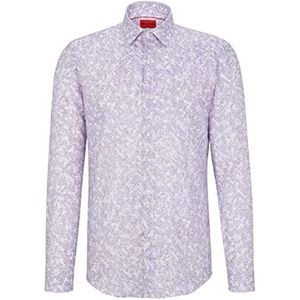 HUGO Heren Kenno Shirt, Light/Pastel Purple535, 40, Licht/Pastel Purple535, 40