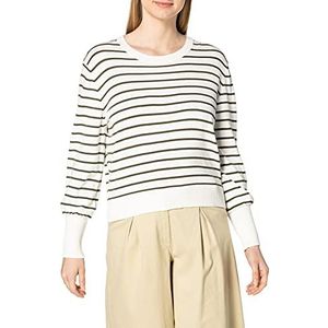 United Colors of Benetton Damestrui, Strepen wit en grijs 903, XL