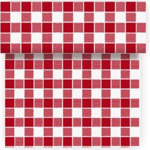 Garcia de Pou Vichy Red Tete Like Linnen 55 Gsm in doos, 0,4 x 24 m, Papier, Wit, 30 x 30 x 30 cm