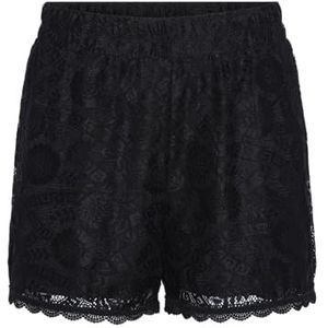 PIECES Pcolline Mw Noos Shorts voor dames, zwart, S