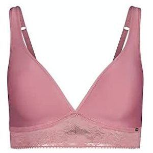 Skiny Dames Micro Lace voorgevormde beha, Foxglove roze, regular, Foxglove Roze, 70B