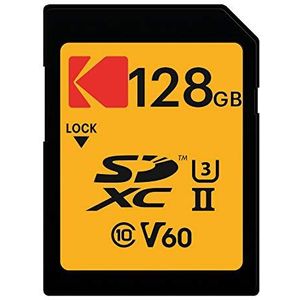 Kodak - SD Geheugenkaart - 128 GB - UHS-II U3 V60