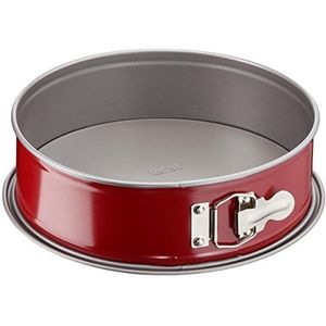 Tefal J1641214 springvorm, staal, rood, 23 cm