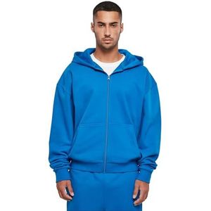 Build Your Brand Ultra Heavy Zip Hoody met capuchon voor heren, cobalt blue, S