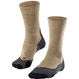 FALKE Dames Wandelsokken TK2 Explore W SO Wol Functioneel material Anti-Blaar dik 1 Paar, Beige (Nature Melange 4100), 37-38