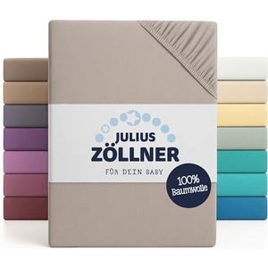 Julius Zöllner Jersey Hoeslaken voor Wieg 90 x 40 cm, in diverse kleuren