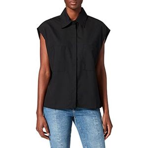 JACK & JONES Dames Jjxx Jxhattie Wool Sl Shirt Noos Blouse, zwart, S