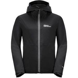 Jack Wolfskin Unisex Jwp Shell K regenjas, zwart, 92 cm