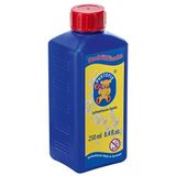 Pustefix 2050499 Navulfles Mini - 250 ml bellenblaasvloeistof - Bubbles Made in Germany - zeepbellen voor bruiloft, kinderverjaardag, vrijgezellenavond - zeepbellen voor kinderen en volwassenen, blauw